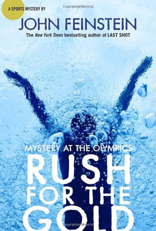 Book cover for "Rush for the Gold: Mystery at the Olympics" by John Feinstein