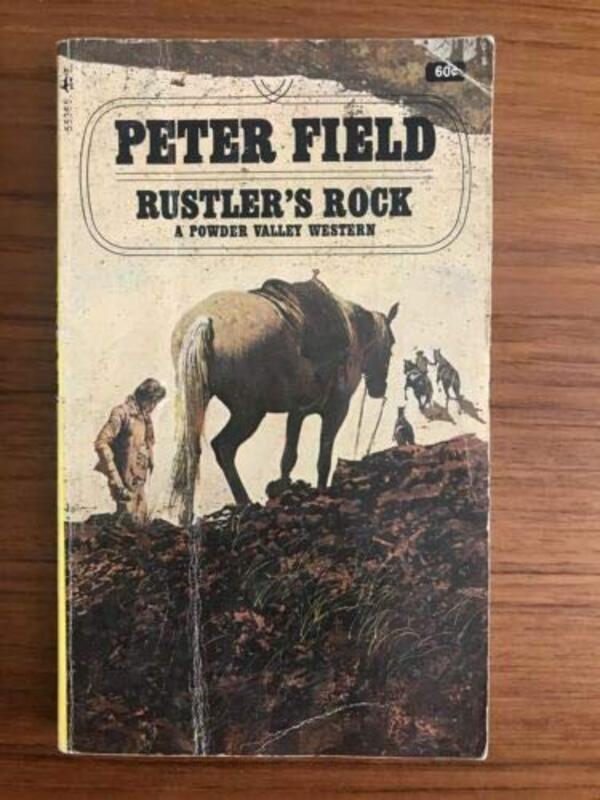 Book cover for "Rustler's Rock" by Davis Dresser