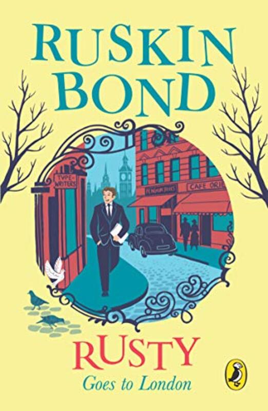Book cover for "Rusty Goes to London" by Ruskin Bond