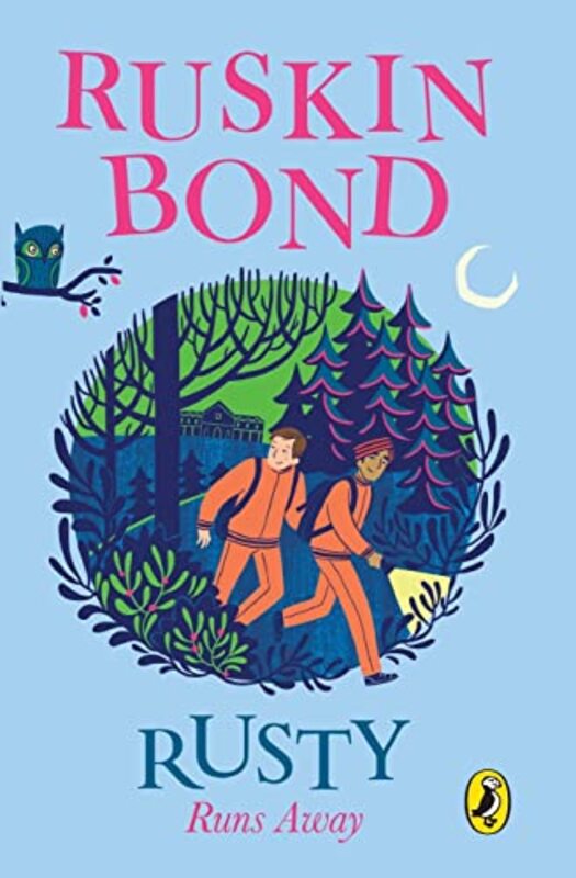 Book cover for "Rusty Runs Away" by Ruskin Bond