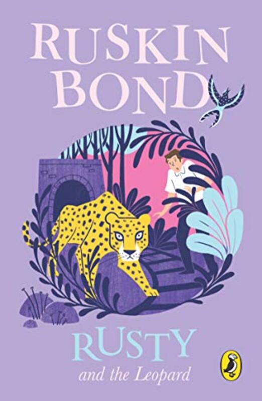 Book cover for "Rusty and the Leopard" by Ruskin Bond