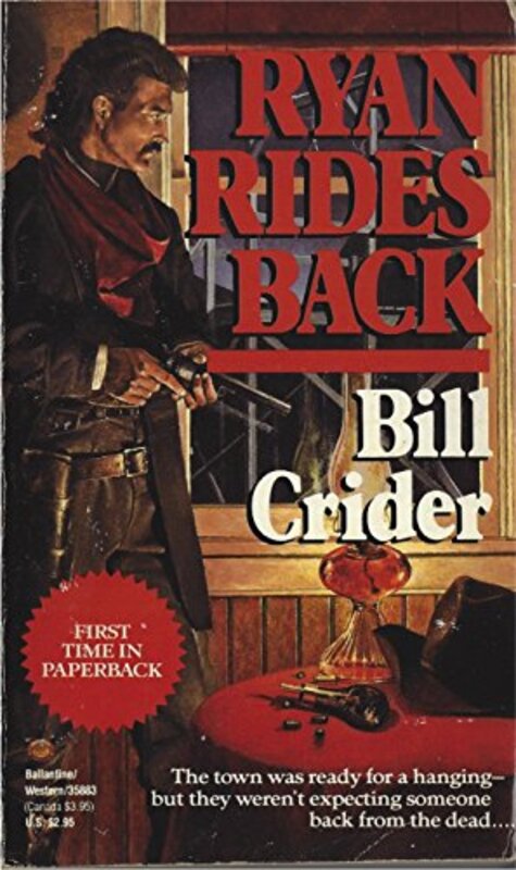 Book cover for "Ryan Rides Back" by Bill Crider