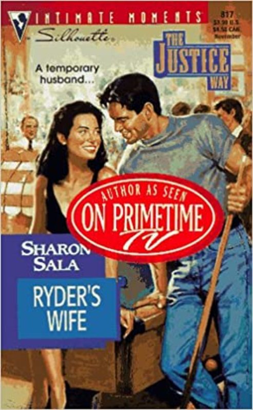 Book cover for "Ryder's Wife" by Sharon Sala
