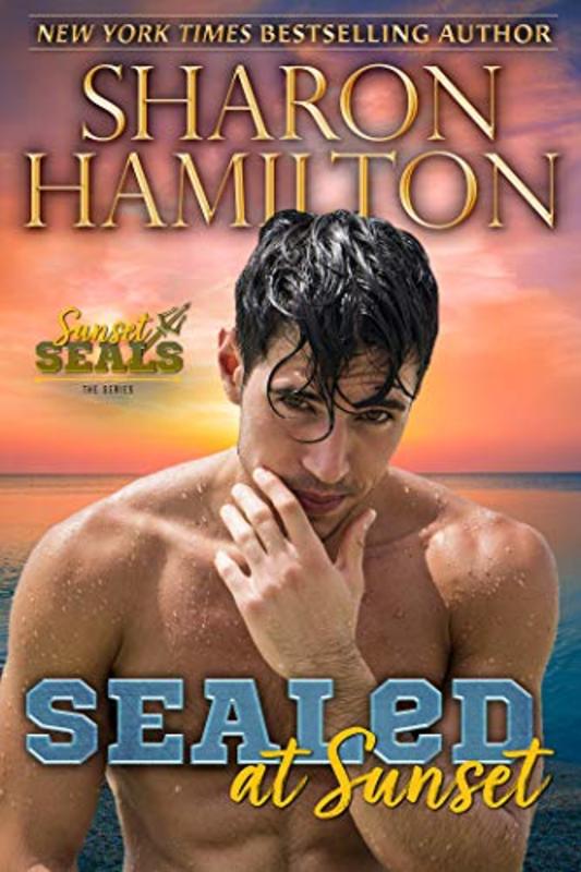 Book cover for "SEALed at Sunset" by Sharon Hamilton
