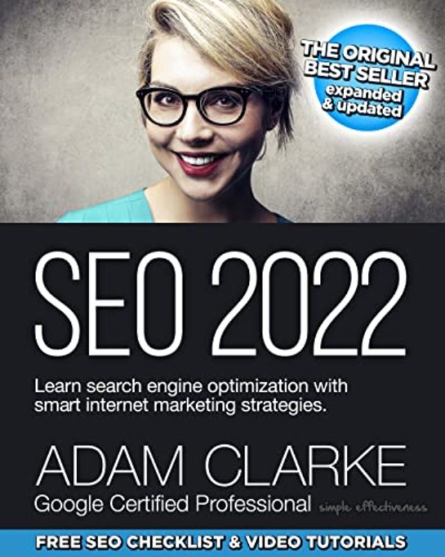 Book cover for "SEO 2022" by Adam Clarke
