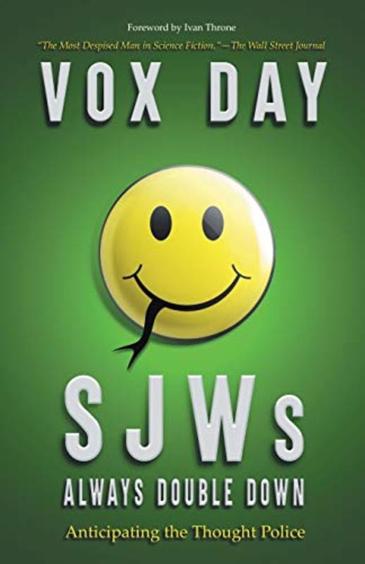 Book cover for "SJWs Always Double Down" by Vox Day