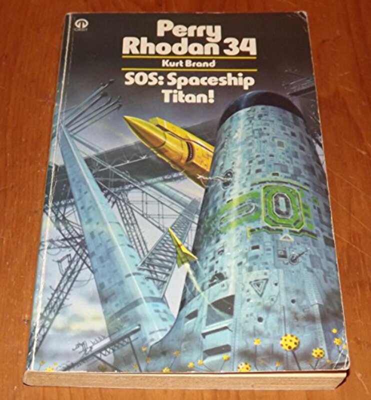 Book cover for "SOS: Spaceship Titan!" by Kurt Brand
