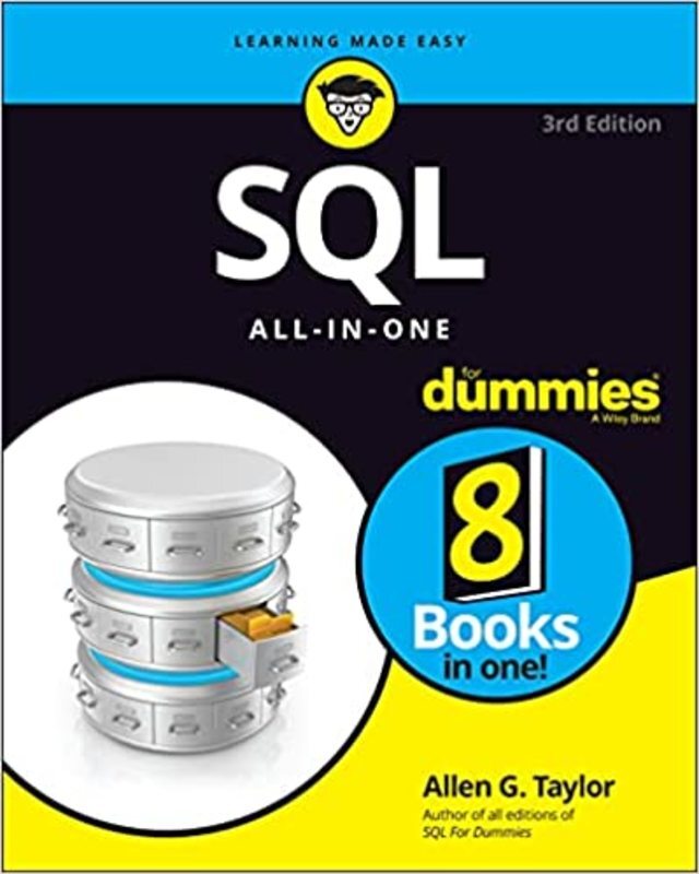 Book cover for "SQL All-in-One For Dummies" by Allen G. Taylor