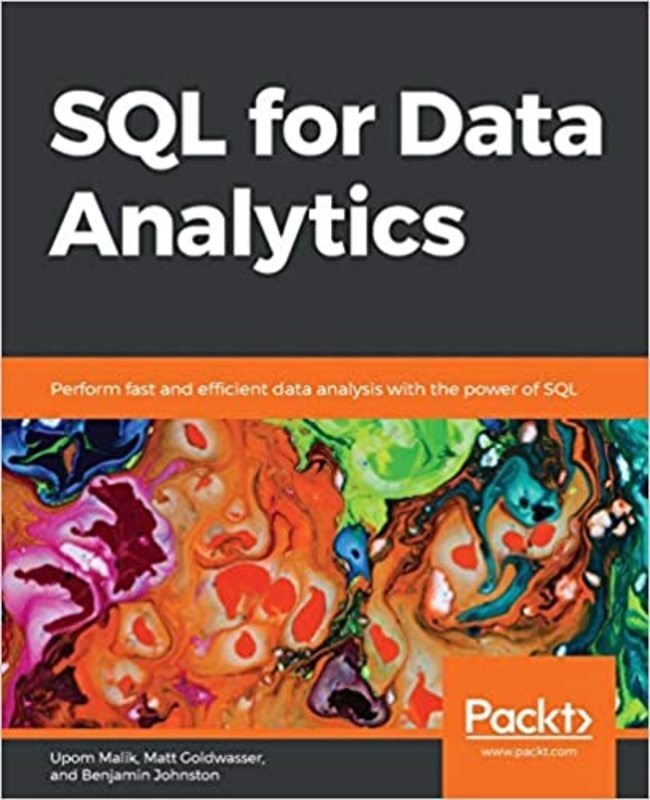 Book cover for "SQL for Data Analytics" by Upom Malik