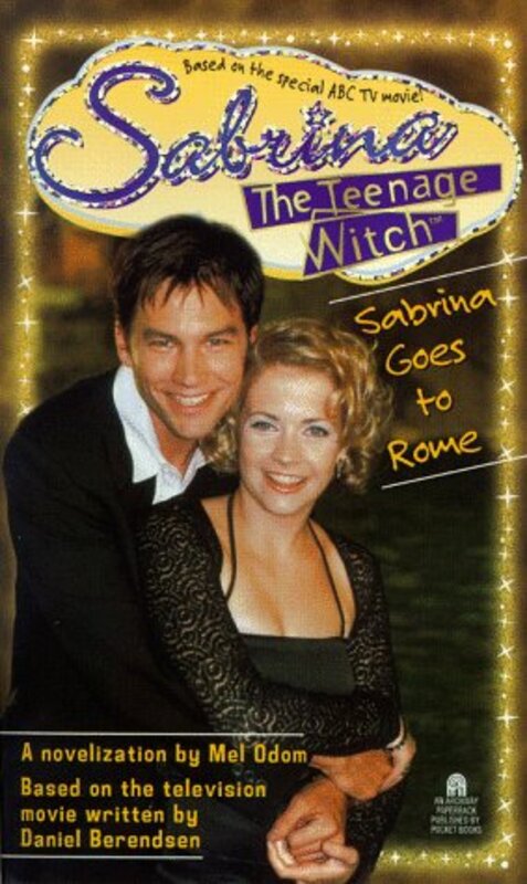 Book cover for "Sabrina Goes to Rome" by Mel Odom