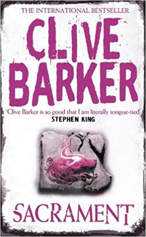 Book cover for "Sacrament" by Clive Barker