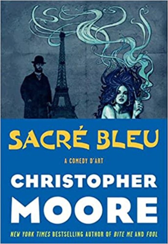 Book cover for "Sacre Bleu" by Christopher Moore