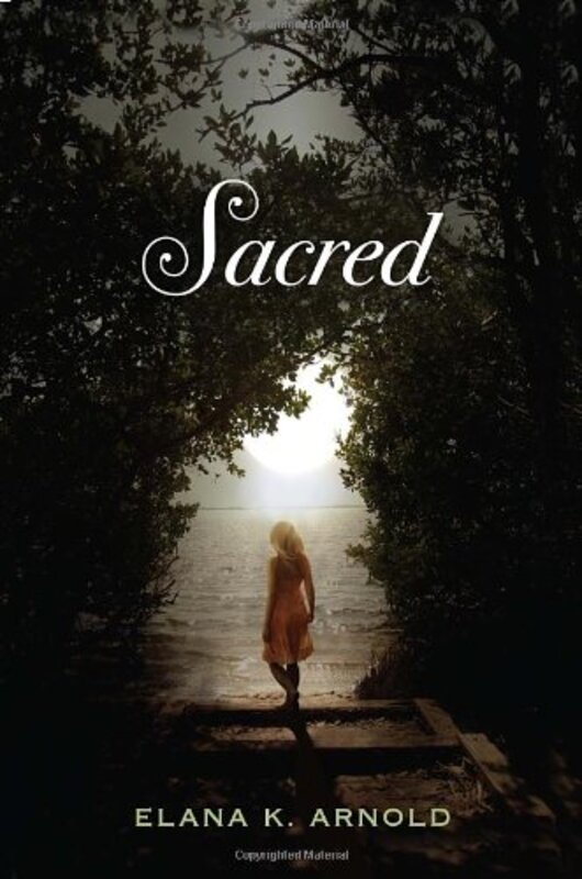 Book cover for "Sacred" by Elana K Arnold