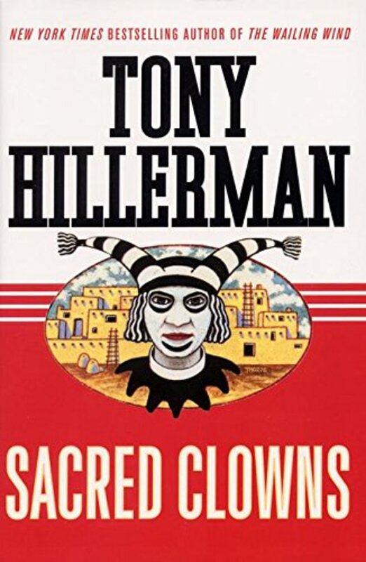 Book cover for "Sacred Clowns" by Tony Hillerman