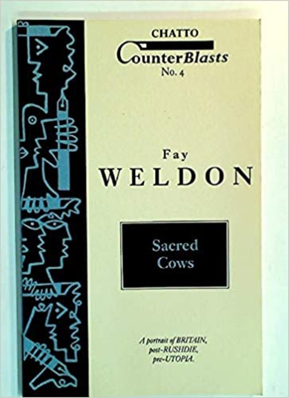 Book cover for "Sacred Cows" by Fay Weldon