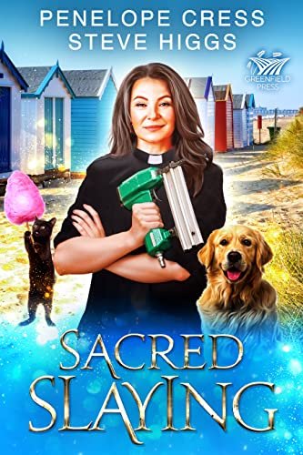 Book cover for "Sacred Slaying" by Steve Higgs