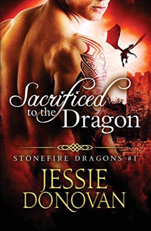 Book cover for "Sacrificed to the Dragon" by Jessie Donovan