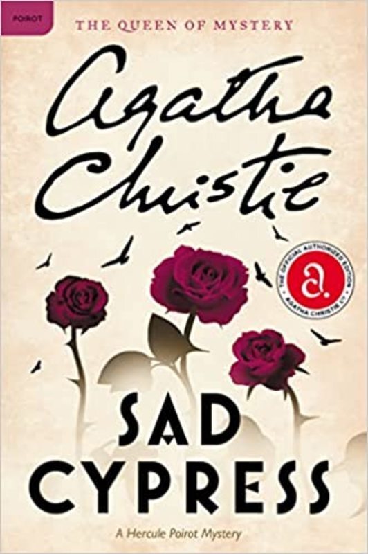 Book cover for "Sad Cypress" by Agatha Christie