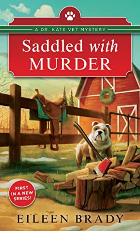 Book cover for "Saddled with Murder" by Eileen Brady