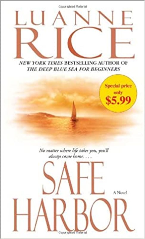 Book cover for "Safe Harbor" by Luanne Rice