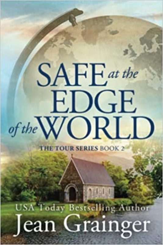 Book cover for "Safe at the Edge of the World" by Jean Grainger