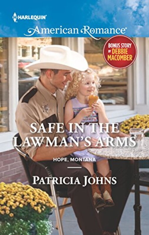 Book cover for "Safe in the Lawman's Arms" by Patricia Johns