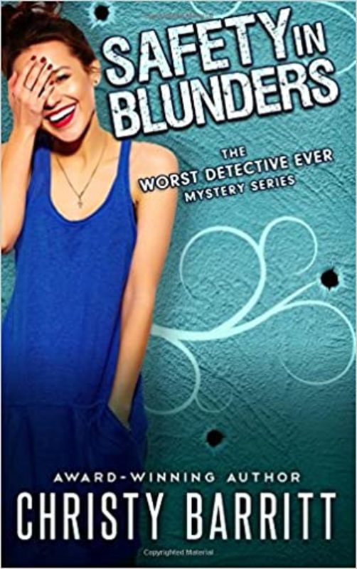 Book cover for "Safety in Blunders" by Christy Barritt