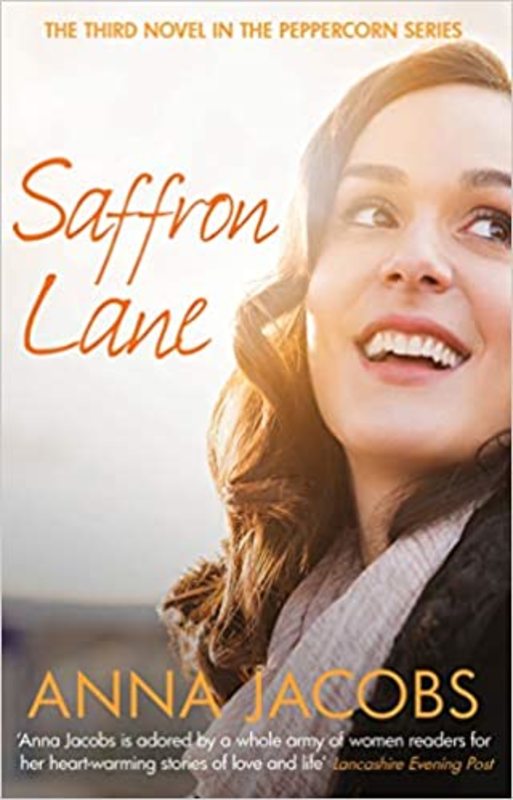 Book cover for "Saffron Lane" by Anna Jacobs