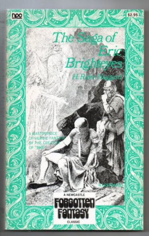 Book cover for "Saga of Eric Brighteyes/Eric Brighteyes" by H Rider Haggard