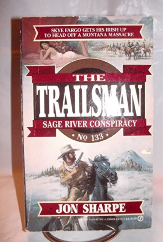 Book cover for "Sage River Conspiracy" by Jon Sharpe