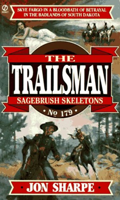 Book cover for "Sagebrush Skeletons" by Jon Sharpe
