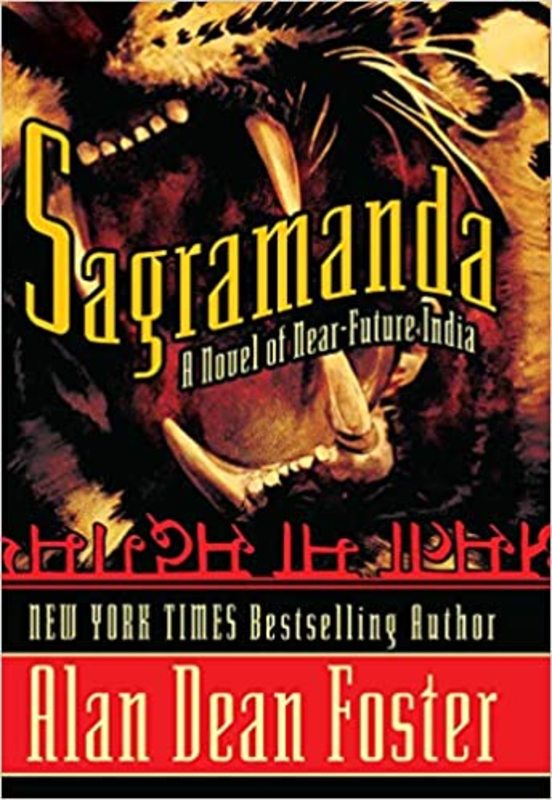 Book cover for "Sagramanda" by Alan Dean Foster