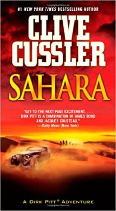 Book cover for "Sahara" by Clive Cussler