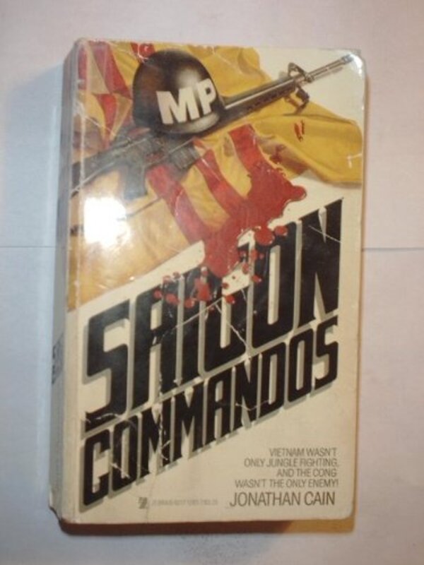 Book cover for "Saigon Commandos" by Jonathan Cain