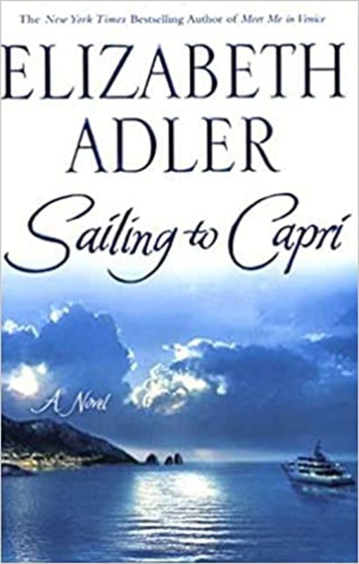 Book cover for "Sailing to Capri" by Elizabeth Adler