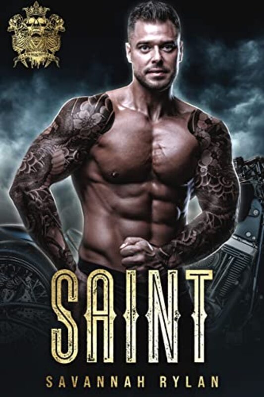 Book cover for "Saint" by Savannah Rylan