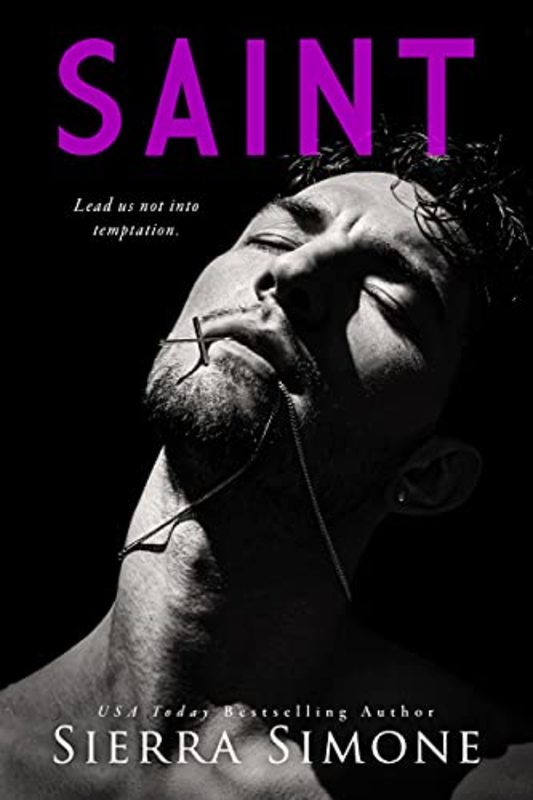 Book cover for "Saint" by Sierra Simone