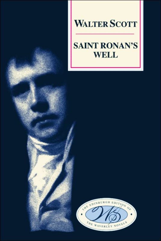 Book cover for "Saint Ronan's Well" by Walter Scott