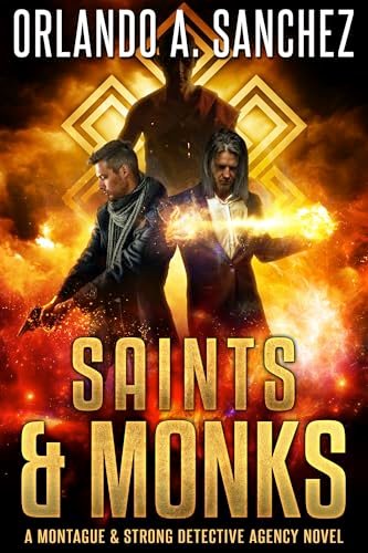 Book cover for "Saints & Monks" by Orlando A Sanchez
