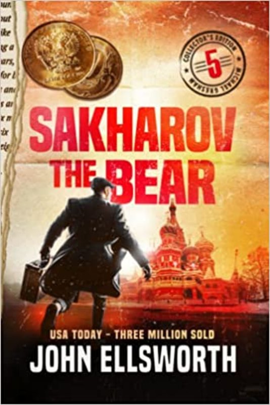 Book cover for "Sakharov the Bear" by John Ellsworth
