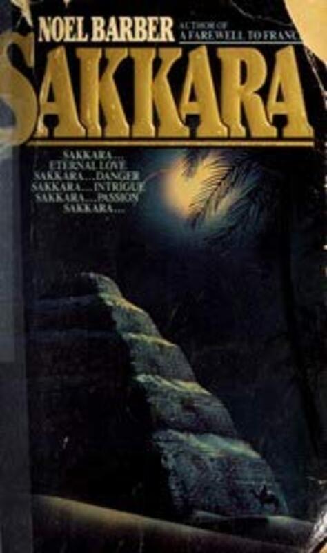 Book cover for "Sakkara" by Noel Barber