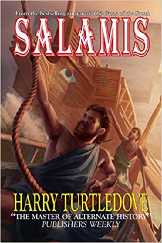 Book cover for "Salamis" by Harry Turtledove