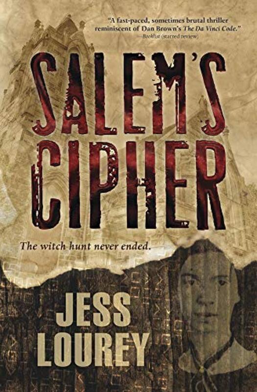 Book cover for "Salem's Cipher" by Jess Lourey
