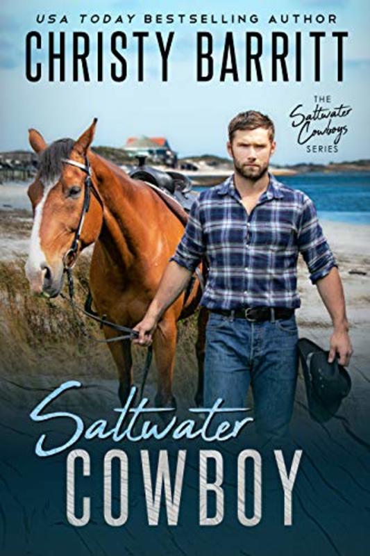 Book cover for "Saltwater Cowboy" by Christy Barritt
