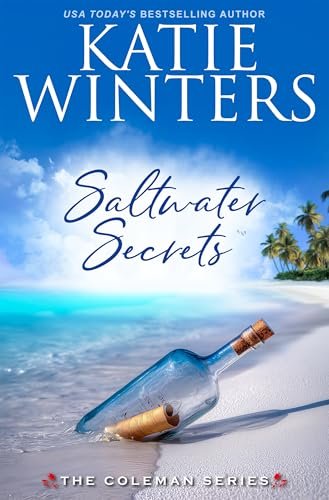 Book cover for "Saltwater Secrets" by Katie Winters
