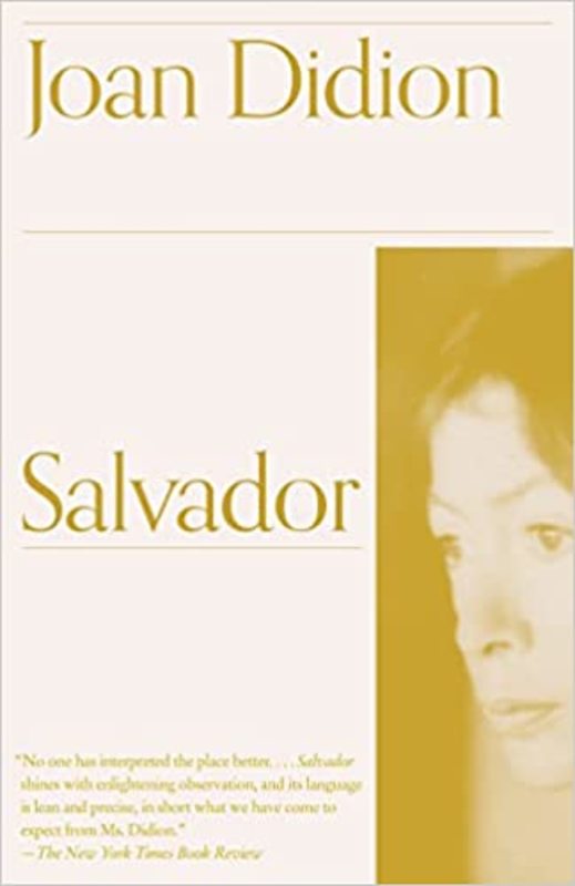 Book cover for "Salvador" by Joan Didion