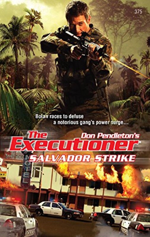 Book cover for "Salvador Strike" by Don Pendleton