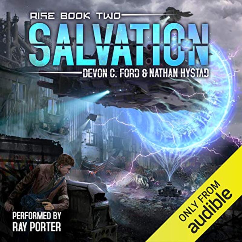 Book cover for "Salvation" by Nathan Hystad