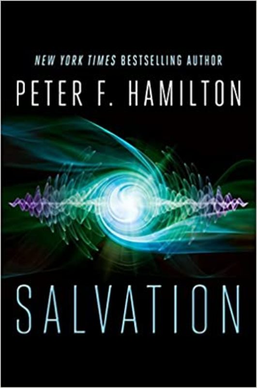 Book cover for "Salvation" by Peter F. Hamilton