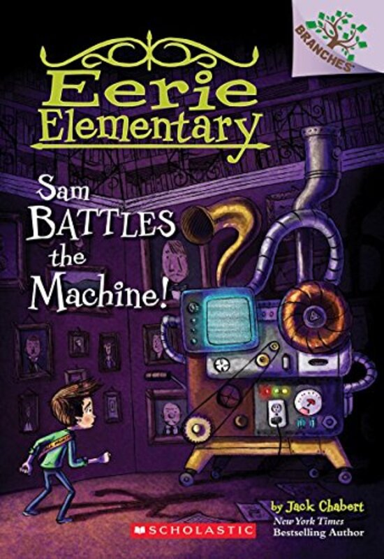 Book cover for "Sam Battles the Machine!" by Max Brallier